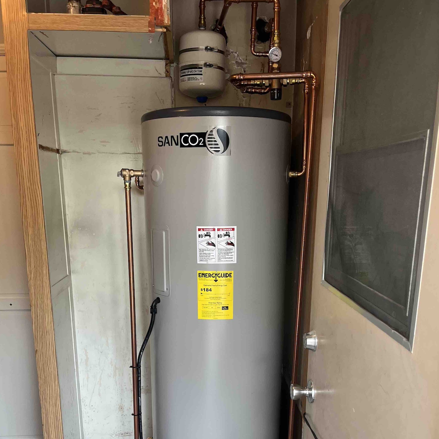 VoltHub heat pump water heater install