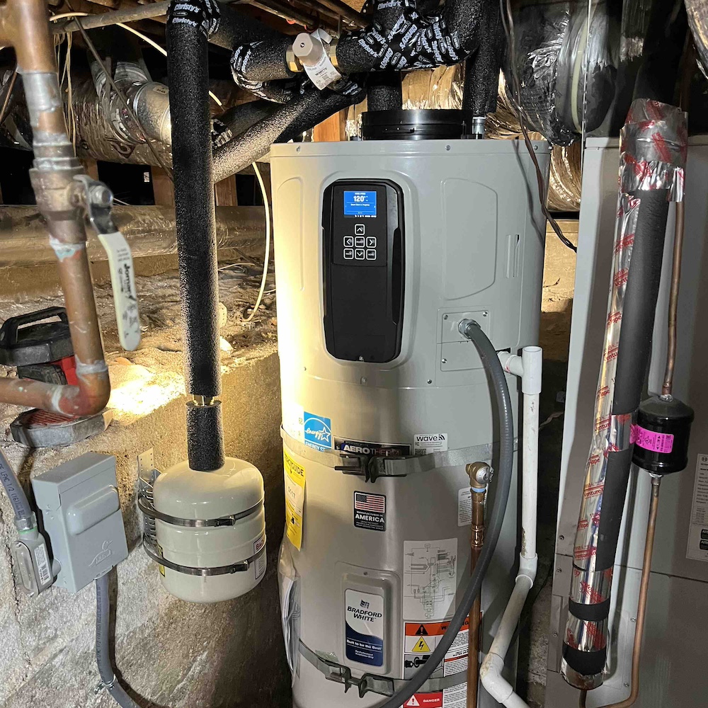 VoltHub heat pump water heater install